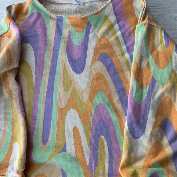 Zara Mod Groovy sweatshirt - Picture 2 of 6